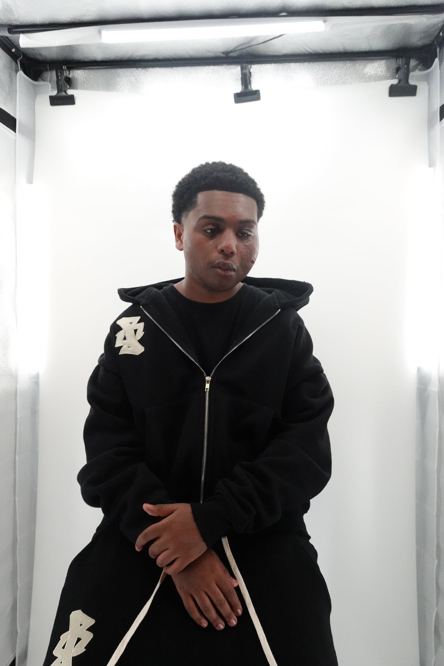 Onyx - Double Zip Hoodie