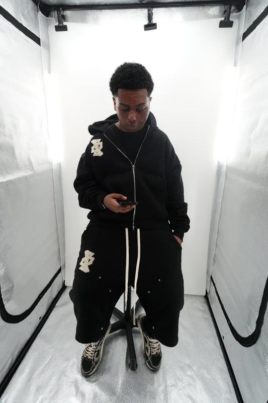 Onyx - Double Zip Hoodie